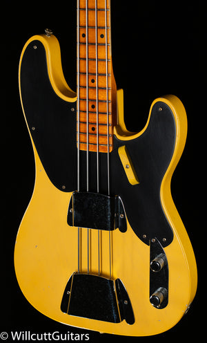 Fender Custom Shop 1953 Precision Bass Journeyman Relic, 1-Piece Quartersawn Maple Neck, Aged Nocaster Blonde (764)