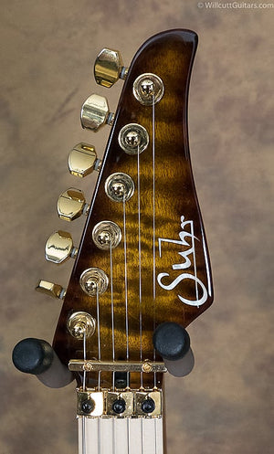 Suhr® Modern T Quilted Maple Top Bengal Burst USED (61)