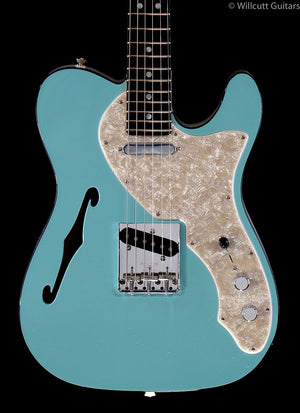 Fender FSR Two-Tone Tele Thinline Daphne Blue Ebony (163)