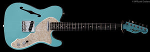 Fender FSR Two-Tone Tele Thinline Daphne Blue Ebony (163)