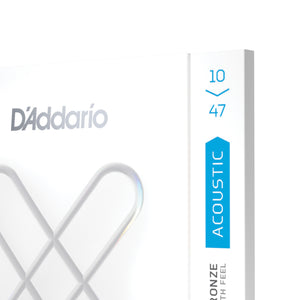 D'Addario XSAPB1047-12 10-47 12-String Extra Light, XS Coated Phosphor Bronze