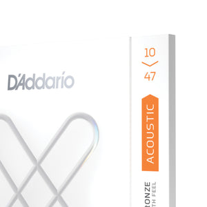 D'Addario XSAPB1047 10-47 Extra Light, XS Coated Phosphor Bronze
