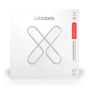 D'Addario XSAPB1356 13-56 Medium, XS Coated Phosphor Bronze