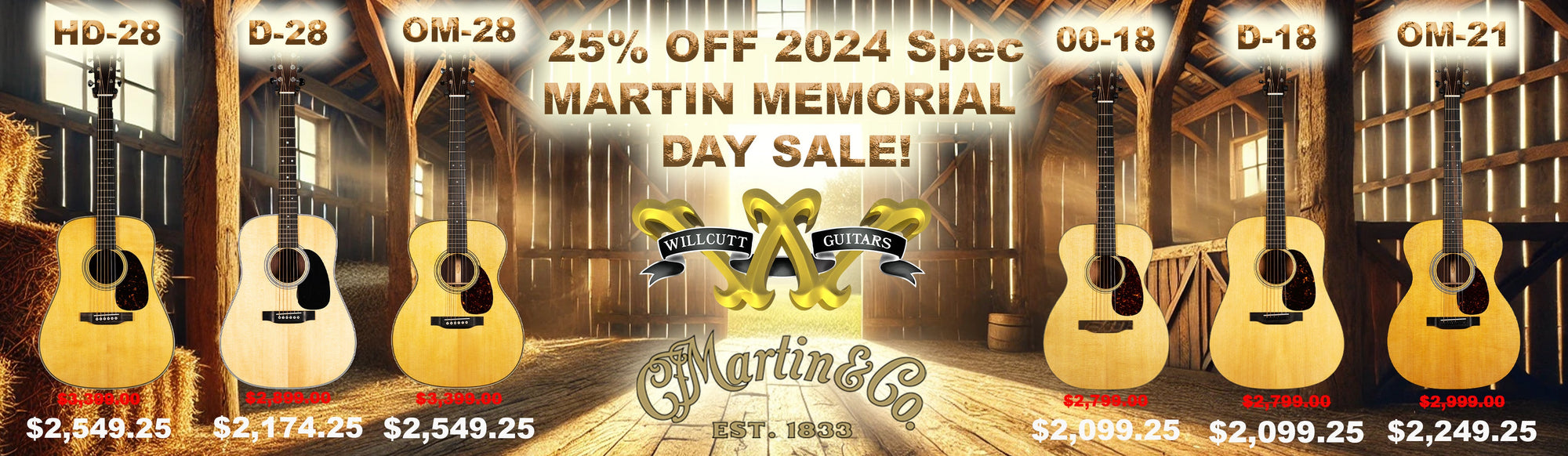 Martin Standard Series 2024 Spec Sale