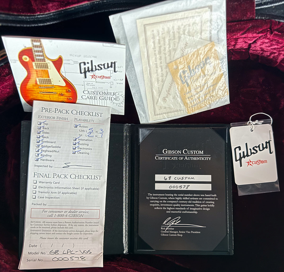 2010 Gibson Custom Shop '68 Les Paul Custom Reissue Ebony