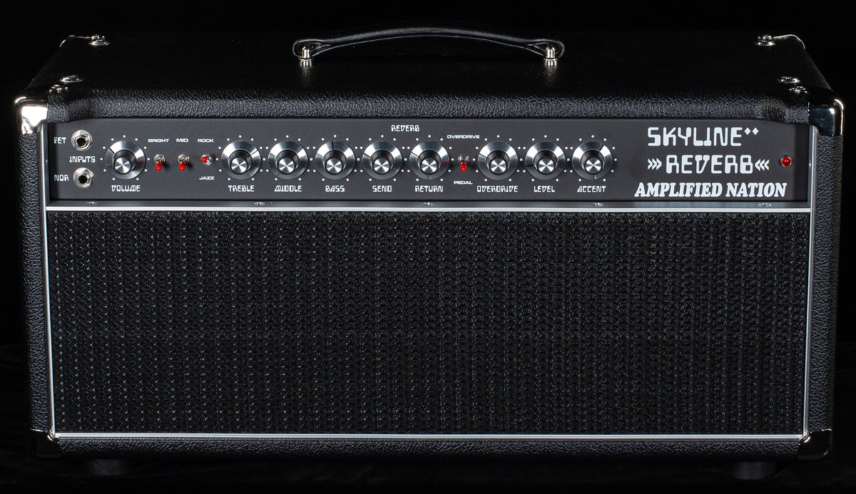 Amplified Nation 50w Skyline Reverb Head Black Tolex/Black Cloth (008)