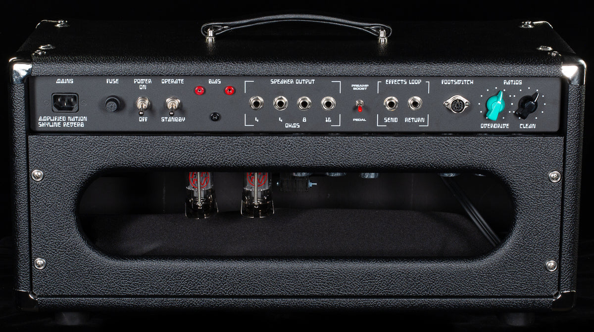Amplified Nation 50w Skyline Reverb Head Black Tolex/Black Cloth (008)