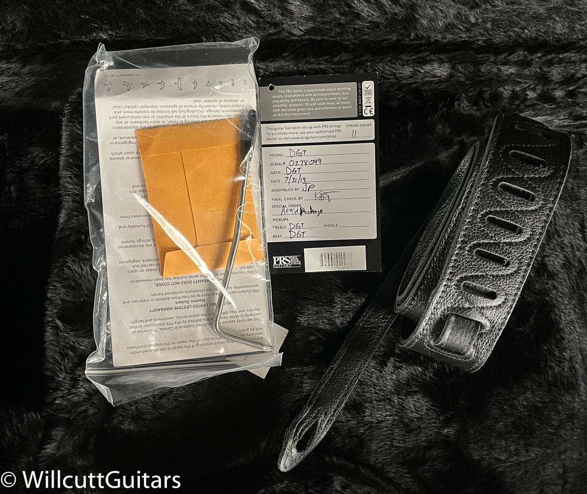PRS Wood Libarary DGT Goldtop Brazilian Fingerboard
