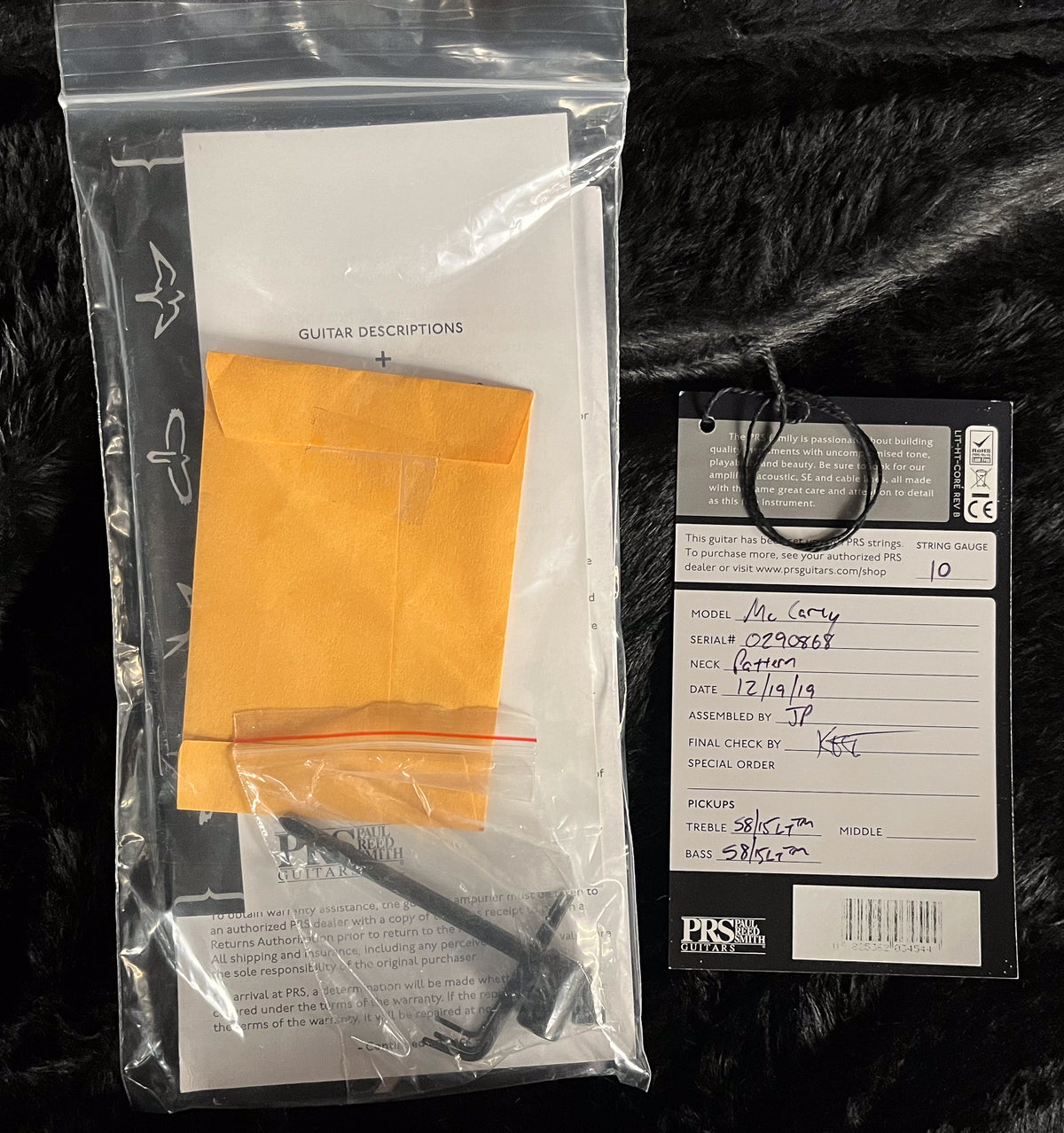 2019 PRS McCarty Black Gold Burst