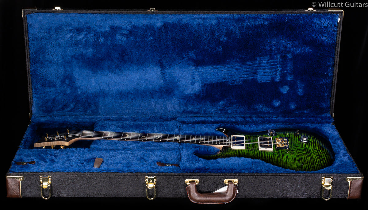 2020 PRS Wood Library Custom 24 &quot;Fatback&quot; Jade Smokeburst Artist Top Flamed Maple Neck