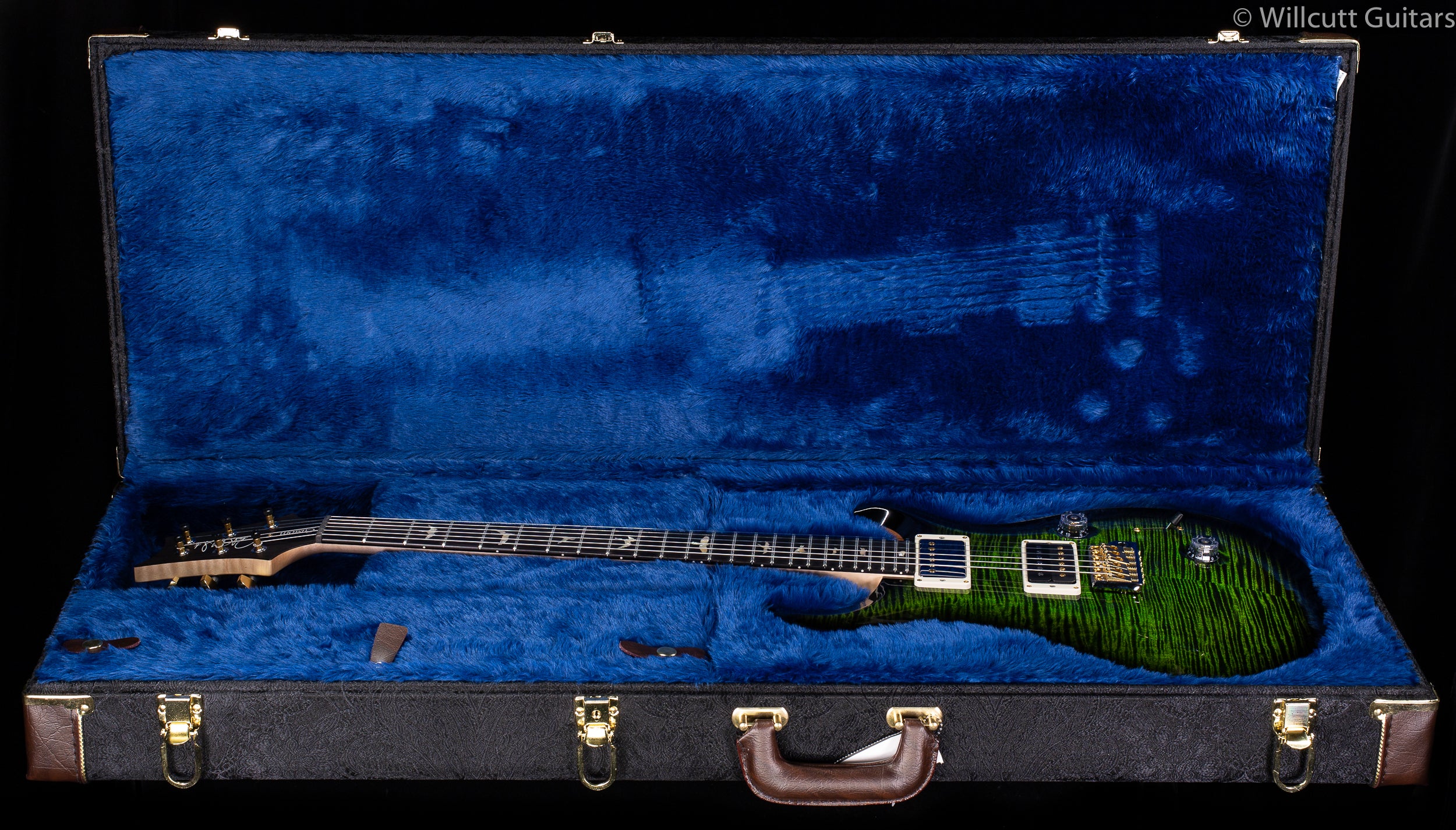 2020 PRS Wood Library Custom 24 Fatback Jade Smokeburst Artist Top F -  Willcutt Guitars