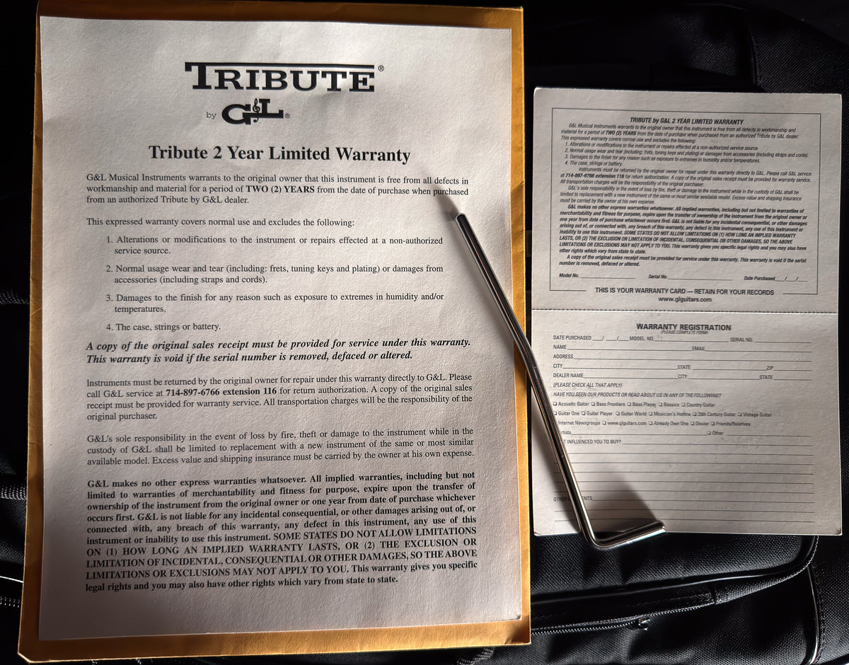 2003 G&amp;L Tribute Legacy Sunburst