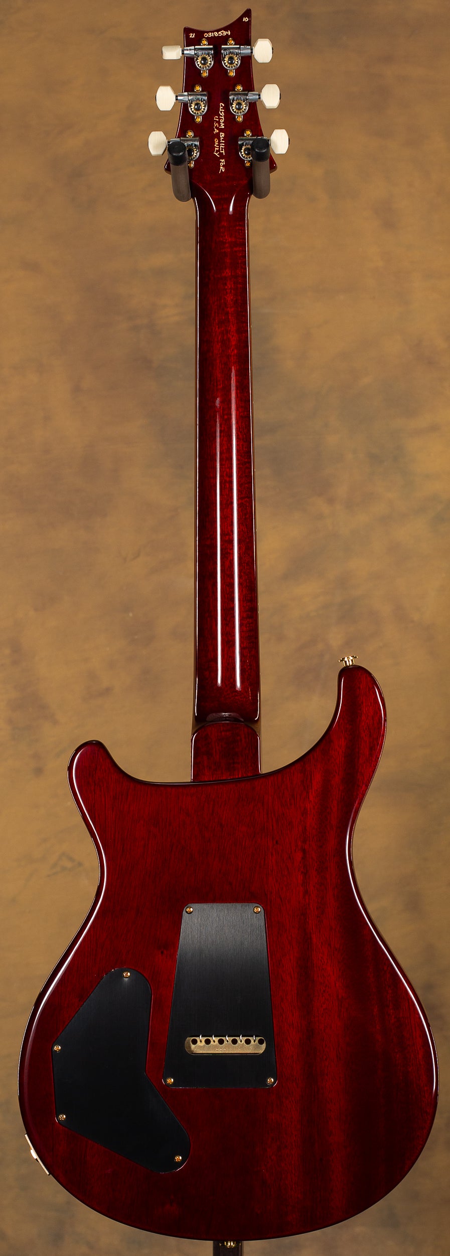 PRS DGT Wood Library Edition Fire Red Burst Brazilian Fretboard