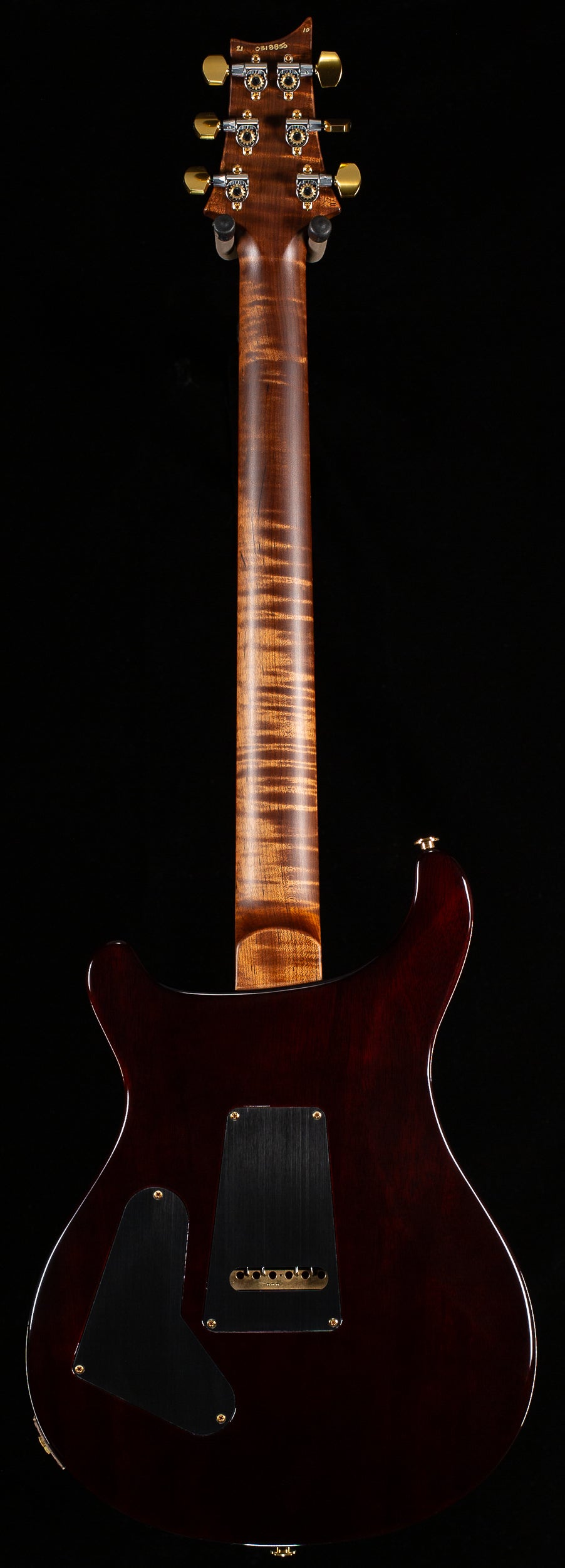 2021 PRS Custom 24 Wood Library Edition Black Gold Burst Roasted Maple