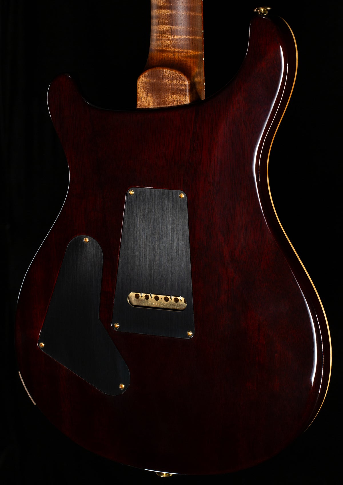 2021 PRS Custom 24 Wood Library Edition Black Gold Burst Roasted Maple