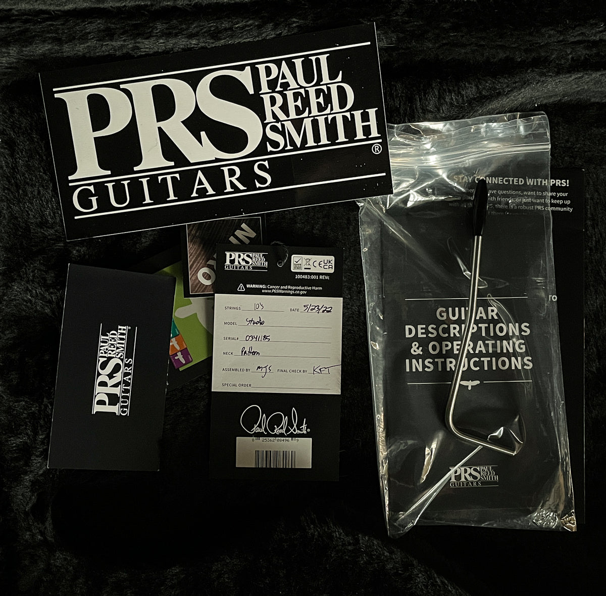 2022 PRS Studio Charcoal Purpleburst