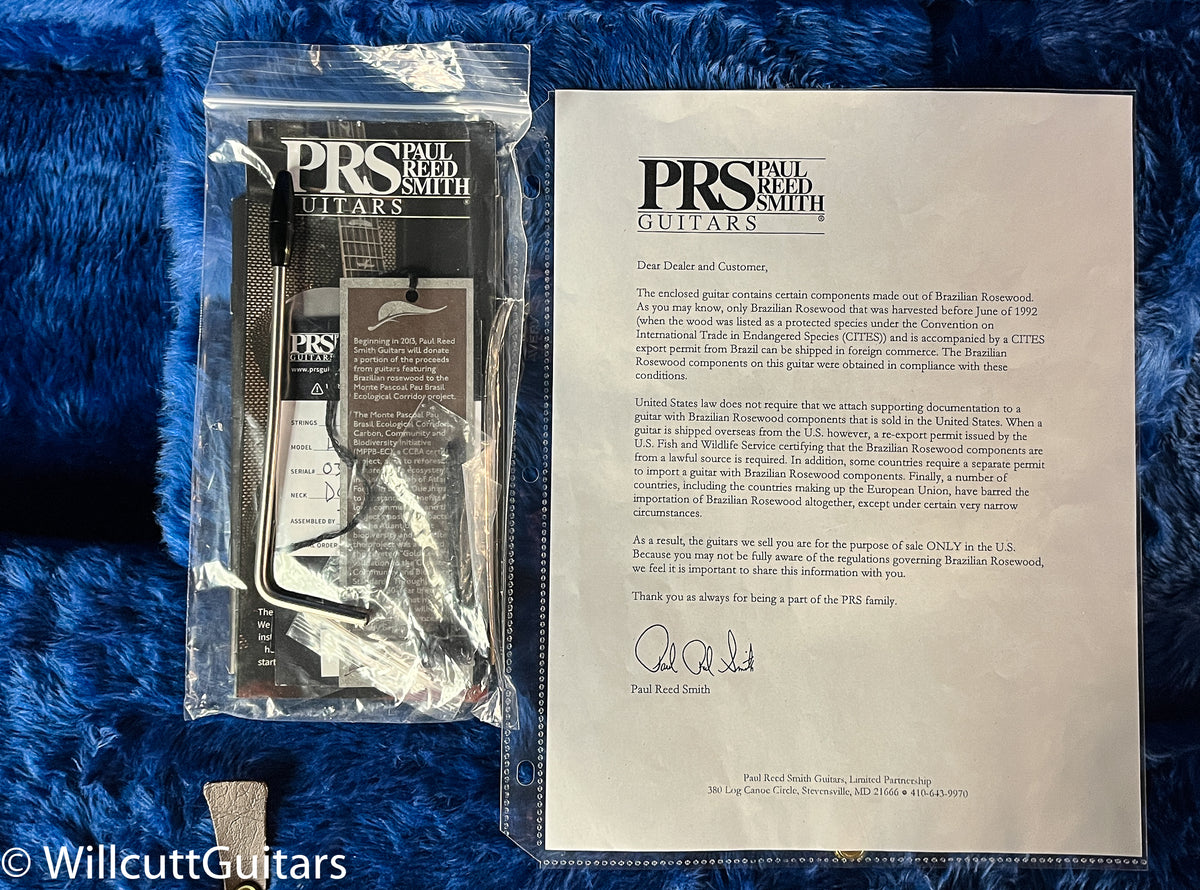 PRS DGT Wood Library 10 top Quilt