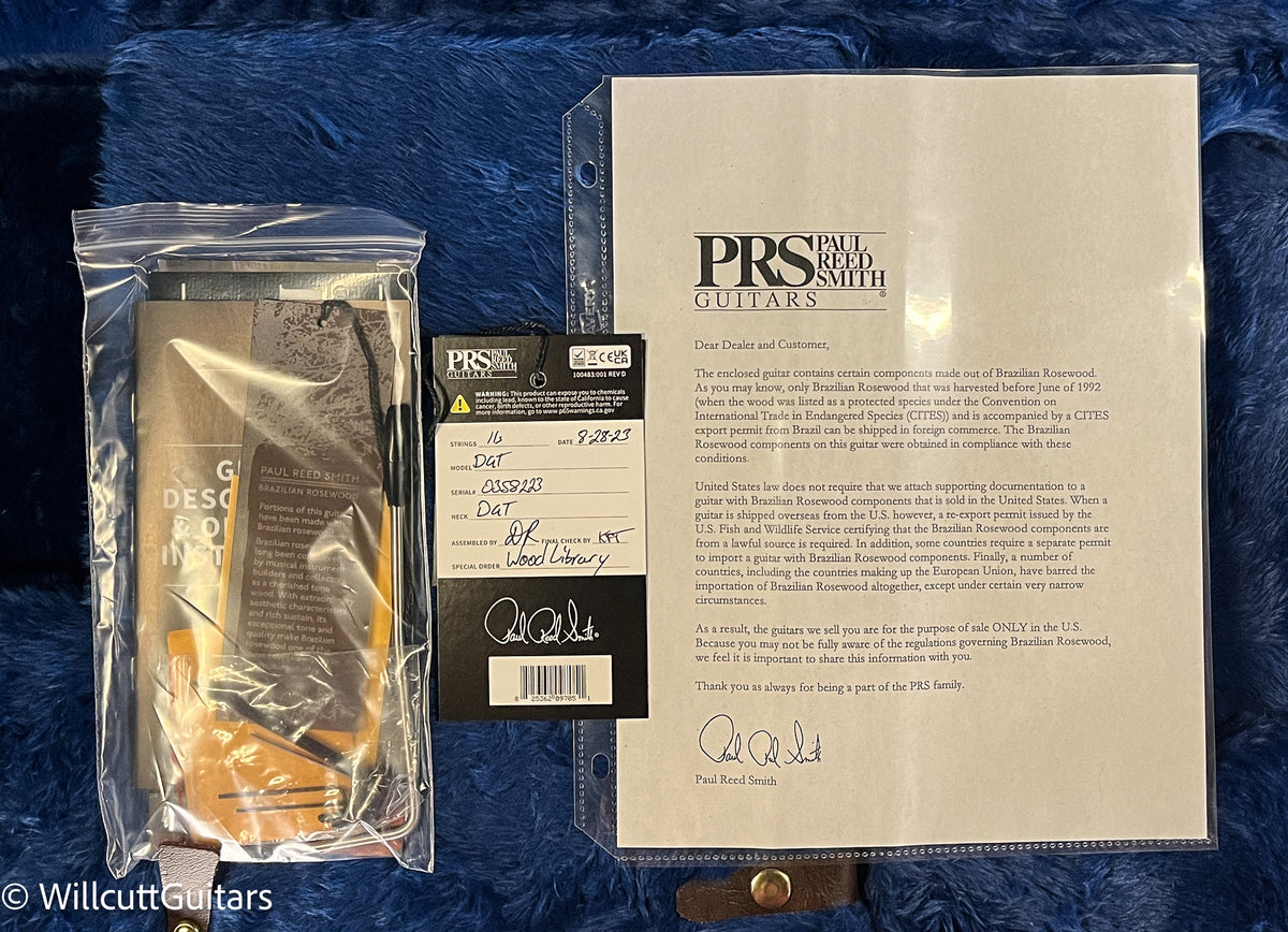 PRS Wood Library DGT Gold Top Brazilian (223)