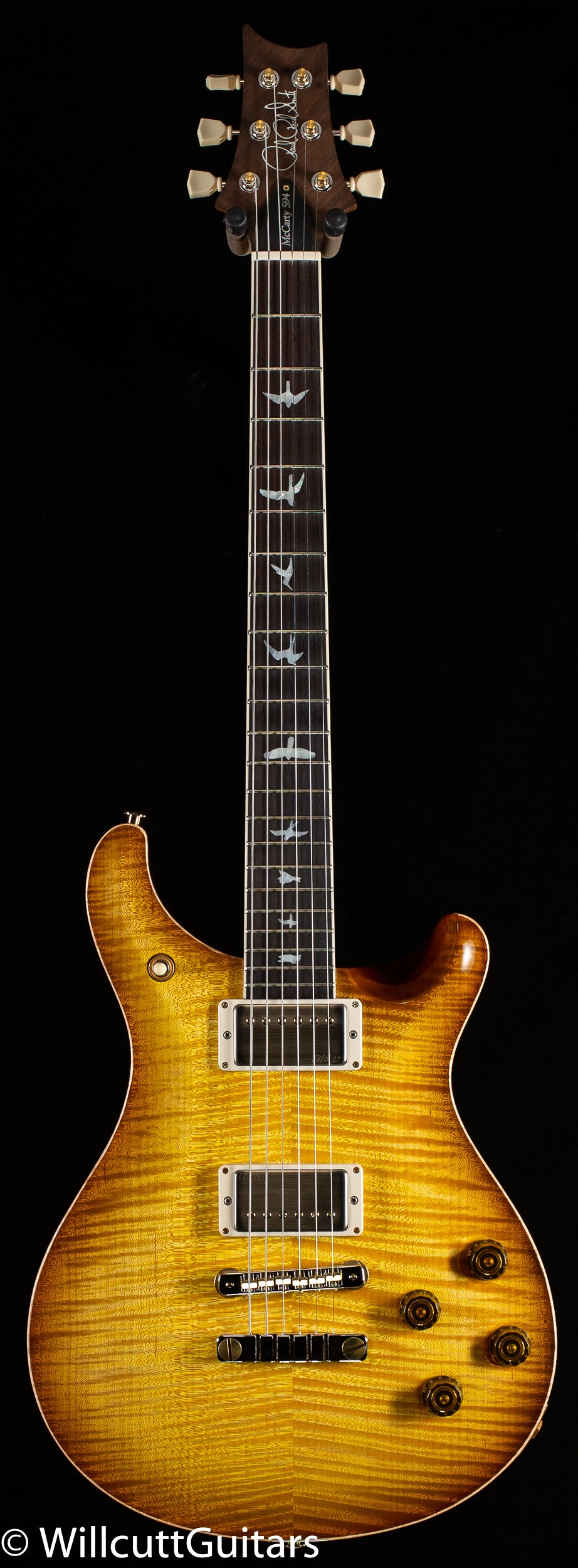 PRS Wood Library McCarty 594 Livingston Lemon Drop 10 Top Brazilian Rosewood (732)