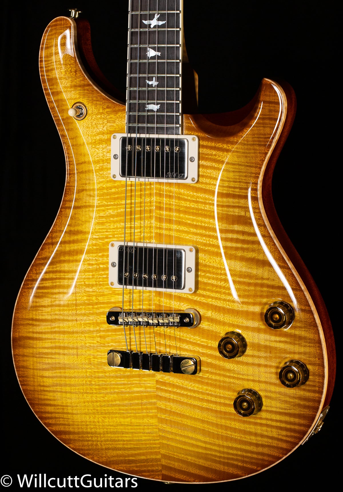PRS Wood Library McCarty 594 Livingston Lemon Drop 10 Top Brazilian Rosewood (732)