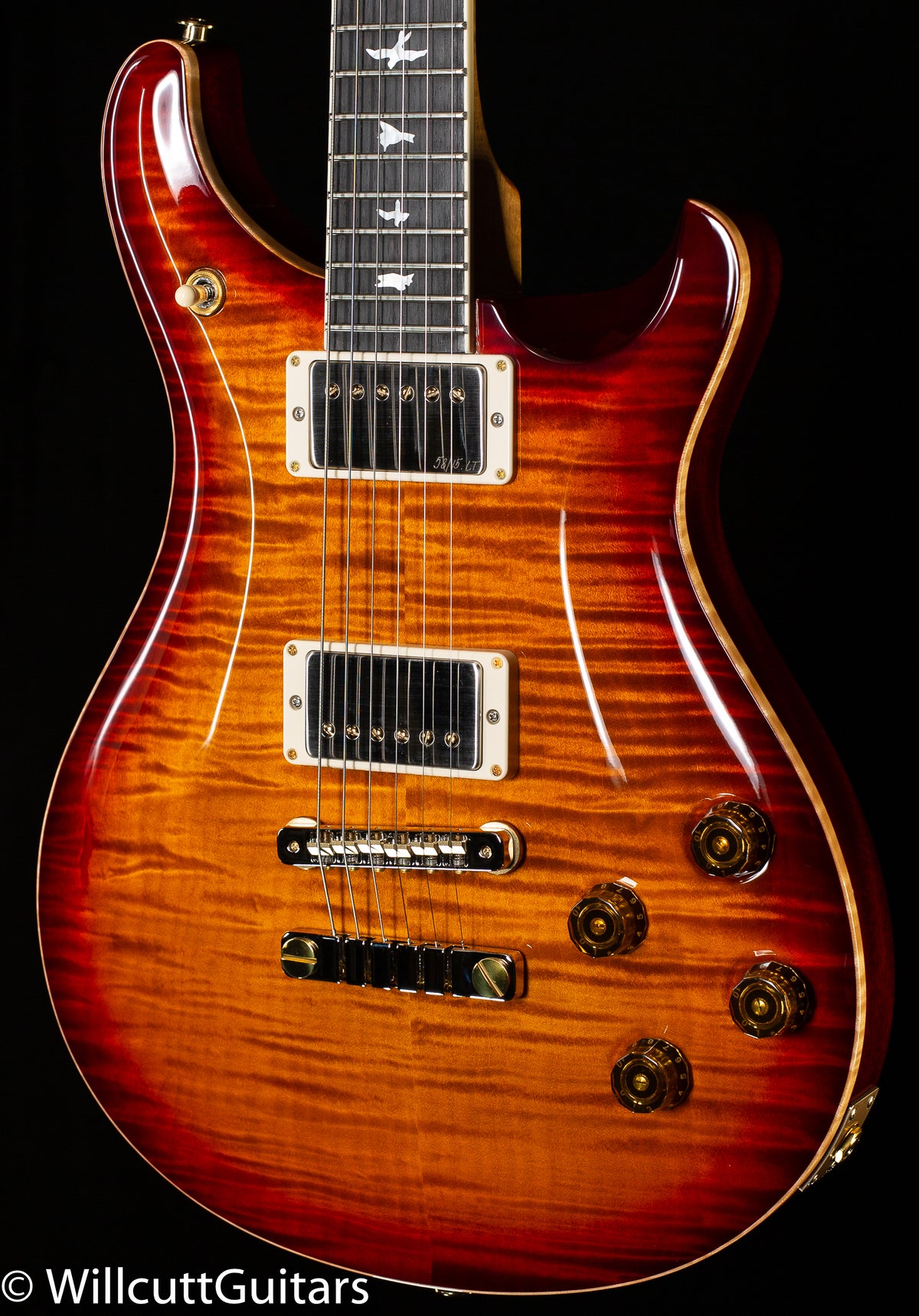 PRS Wood Library McCarty 594 Dark Cherry Sunburst 10 Top Brazilian Rosewood (734)
