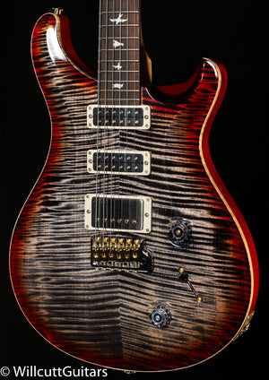 PRS Wood Library Studio Charcoal Cherry Burst 10 Top Torrefied Maple Neck (844)