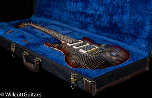 PRS Wood Library Studio Charcoal Cherry Burst 10 Top Torrefied Maple Neck (844)