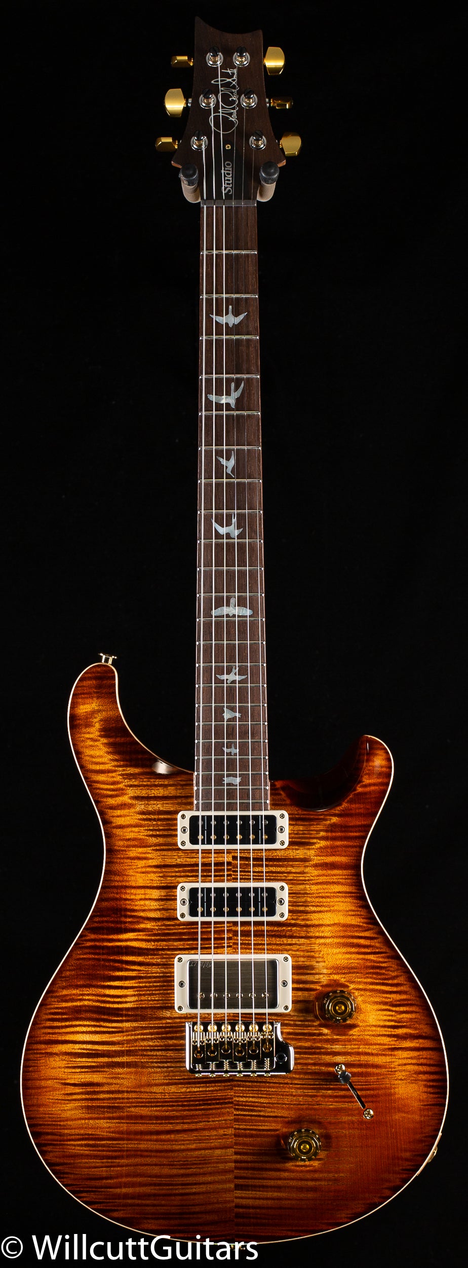 PRS Wood Library Studio Copperhead Burst 10 Top Torrefied Maple 