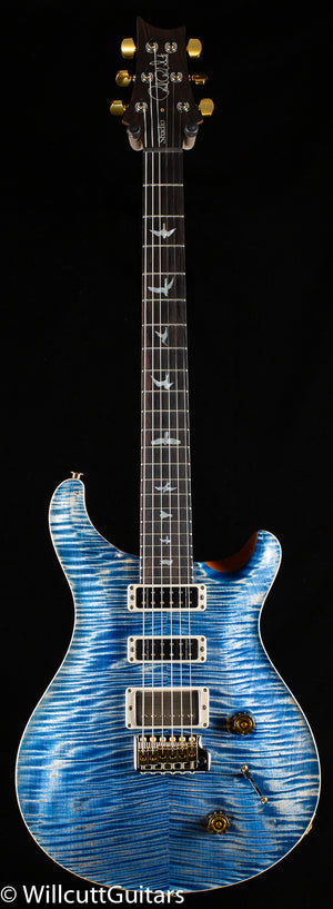 PRS Wood Library Studio Faded Blue Jean 10 Top Torrefied Maple Neck (847)