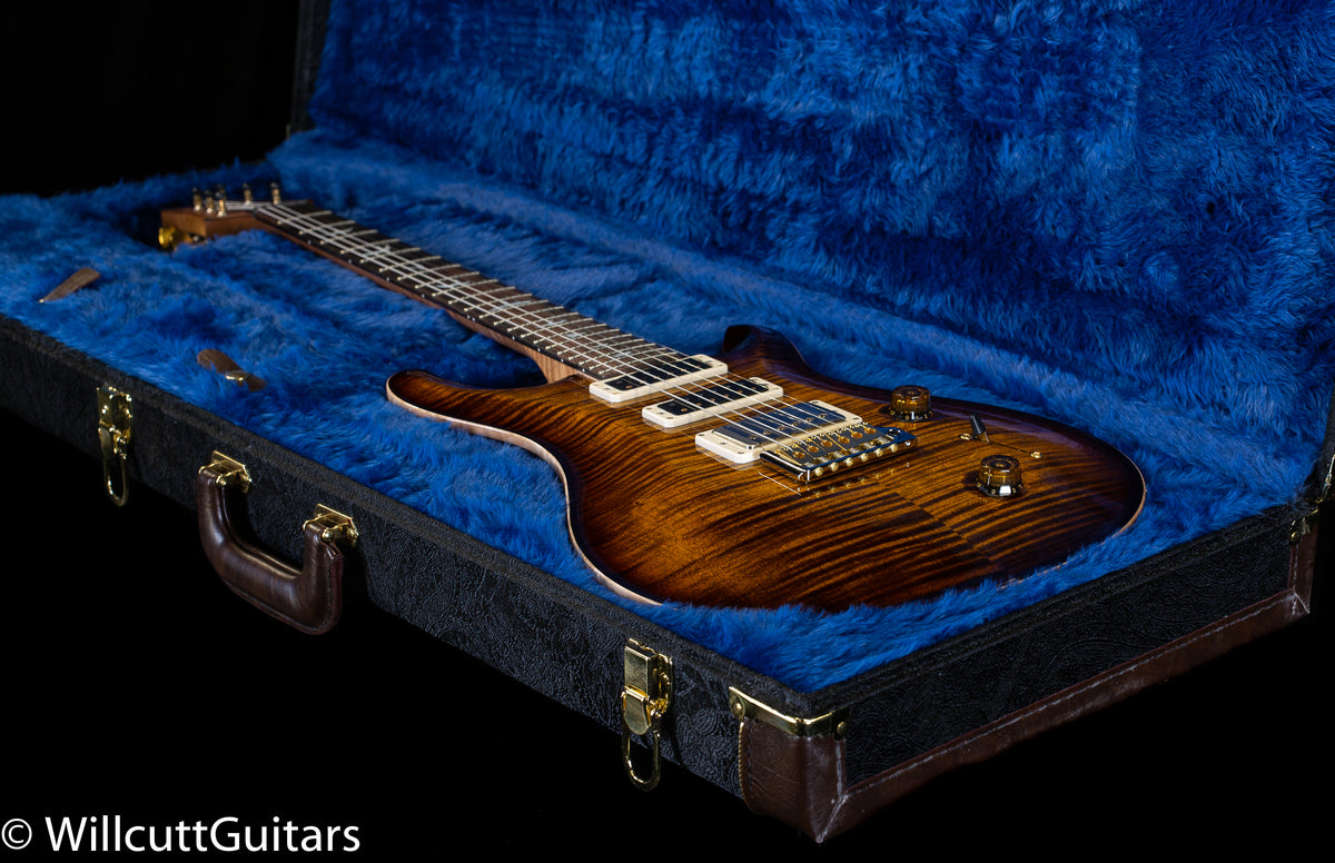 PRS Wood Library Studio Black Gold Burst 10 Top Torrefied Maple Neck (848)