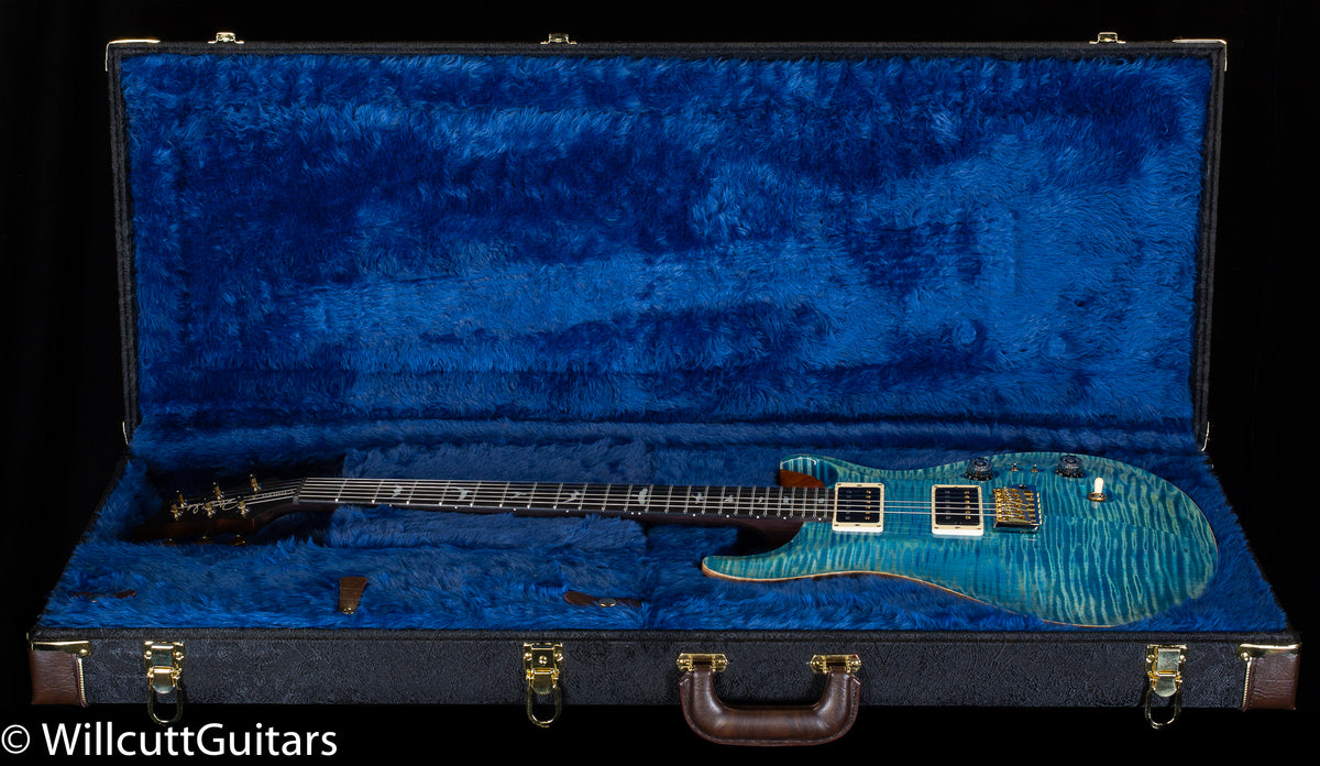 PRS Wood Library Custom 24-08 Aquableux 10 Top Rosewood Neck (946)