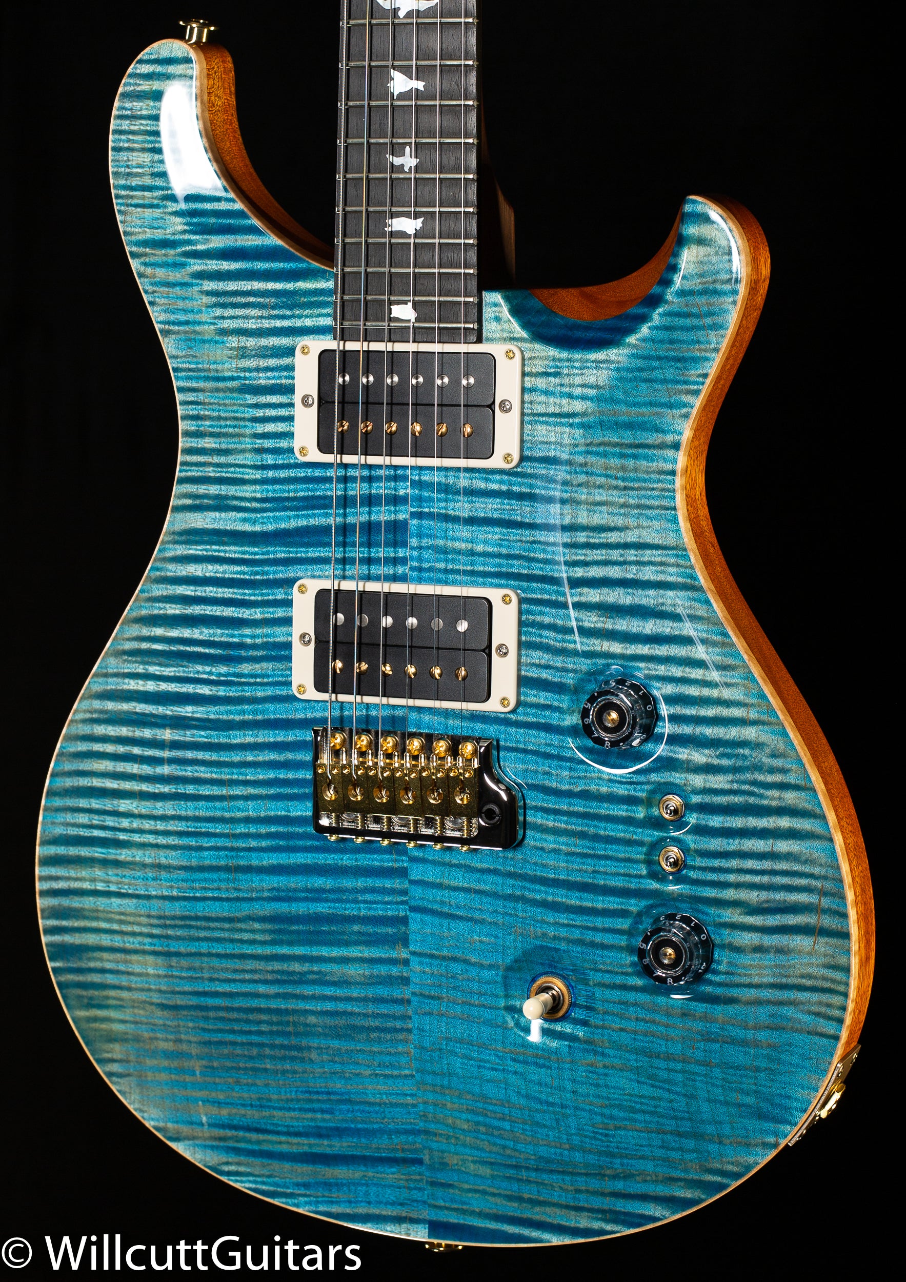 PRS Wood Library Custom 24-08 Aquableux 10 Top Rosewood Neck PRS Wood Library Custom 24-08 Aquableux 10 Top Rosewood Neck