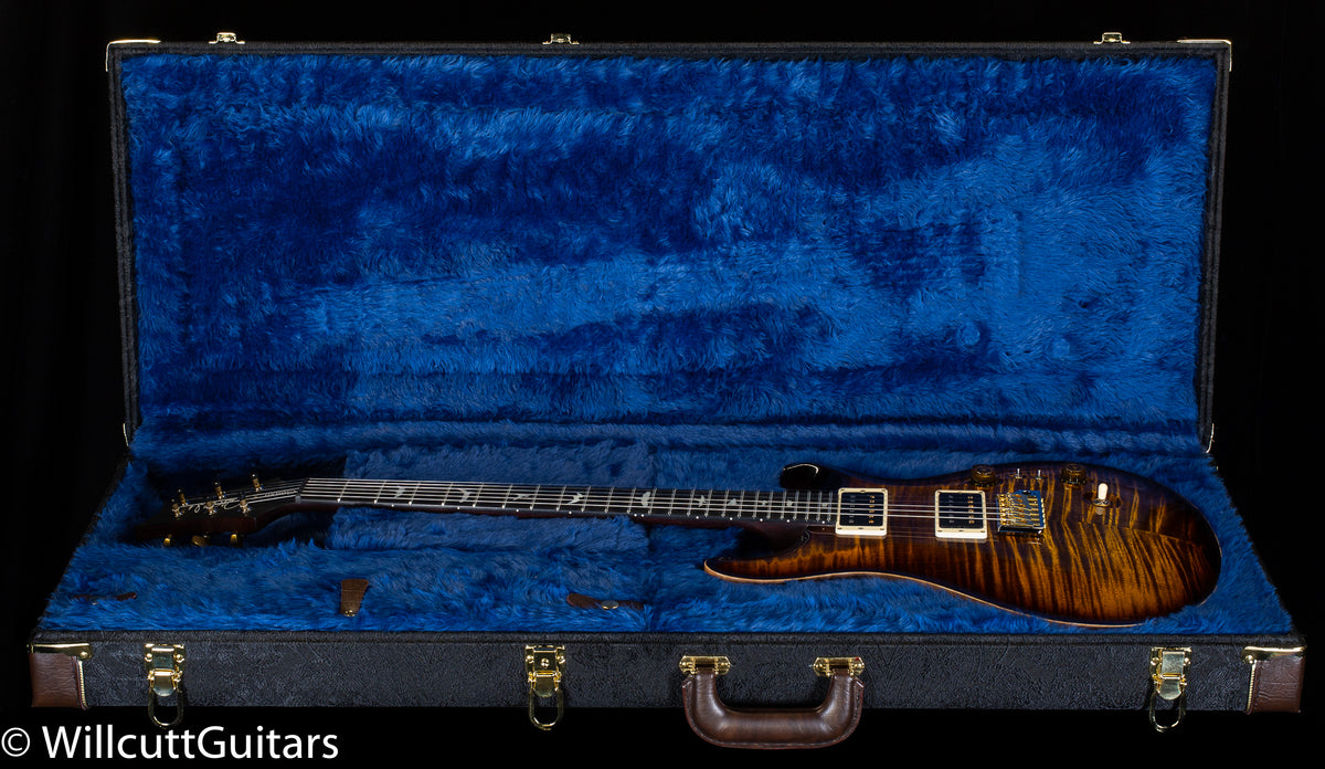 PRS Wood Library Custom 24-08 Black Gold Burst 10 Top Rosewood Neck (950)