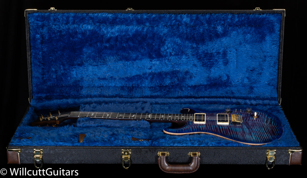 PRS Wood Library Custom 24-08 Violet Blue Burst 10 Top Rosewood Neck (951)