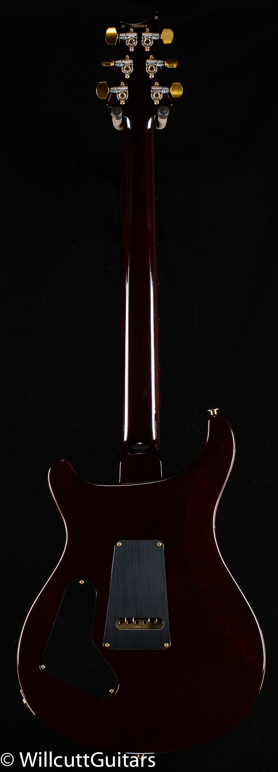 PRS Custom 24 Black Gold Wraparound 10 Top (060)