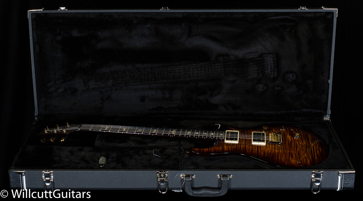 PRS Custom 24 Black Gold Wraparound 10 Top (060)