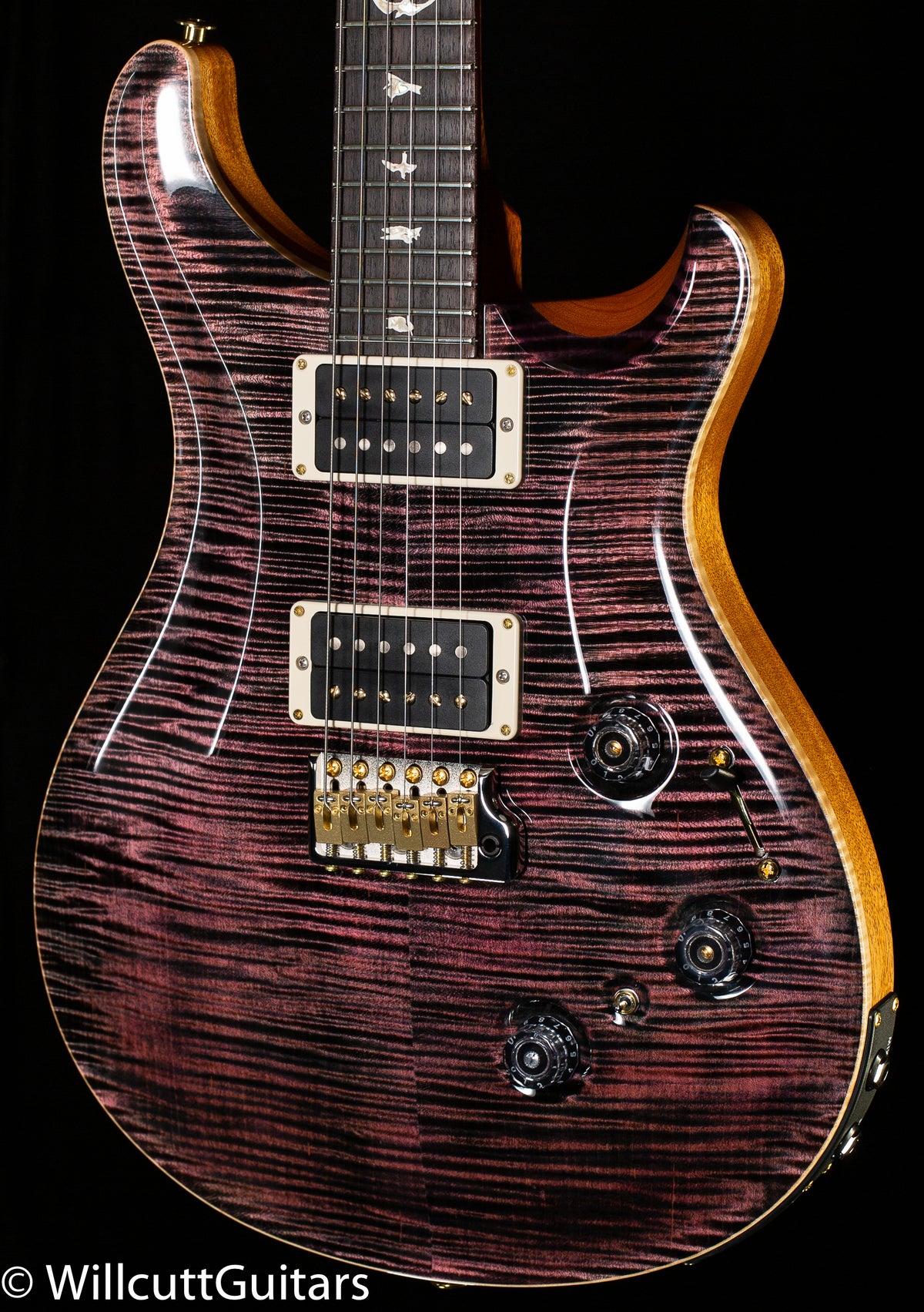 PRS Custom 24 Piezo Purple Iris 10 Top (928)