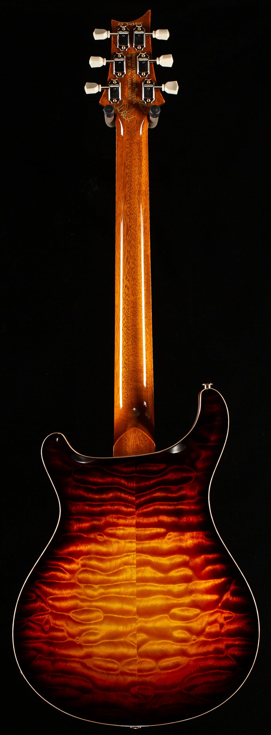 PRS Private Stock 10256 Archtop II 594 Electric Tiger Glow Smokeburst (975)