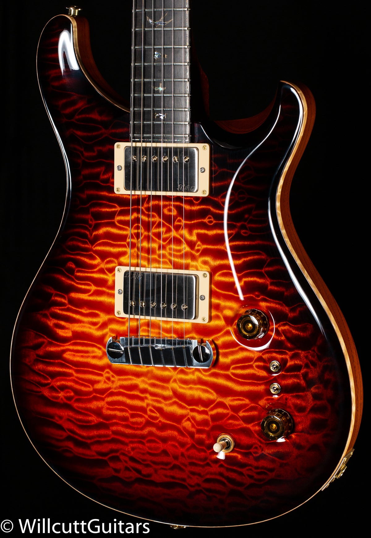 PRS Private Stock 10329 Custom 22-08 Electric Tiger Glow Smokeburst (534)