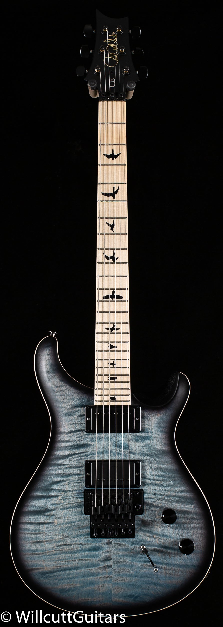 PRS Dustie Waring CE24 Faded Blue Smokeburst (048)