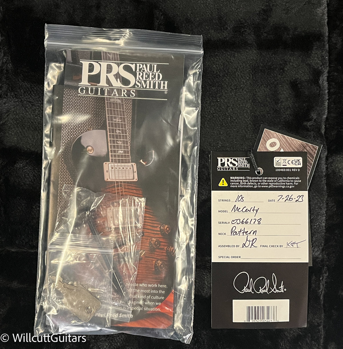 PRS "McCarty, Flame Maple Non-10 top Gold Top (178)