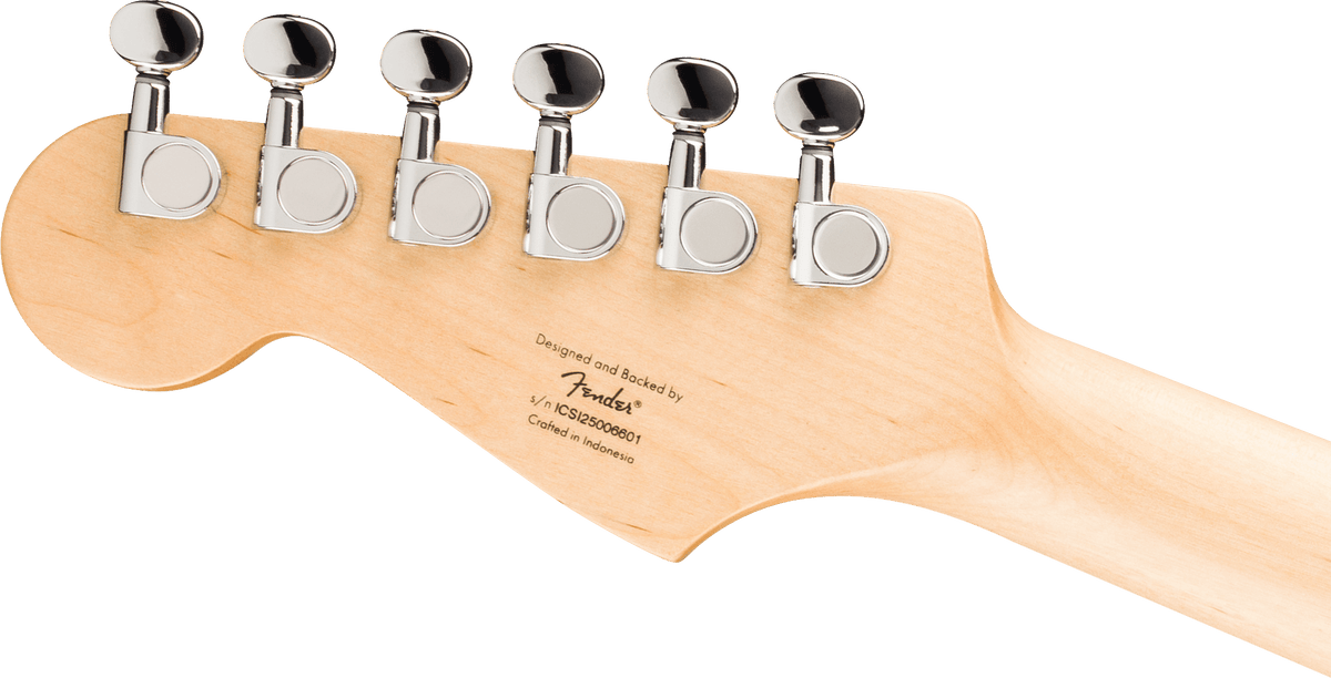 Fender Squier Mini Stratocaster, Maple Fingerboard, White Pickguard, California Blue (795)