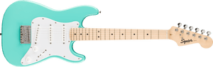 Fender Squier Mini Stratocaster, Maple Fingerboard, White Pickguard, Seafoam Green (094)