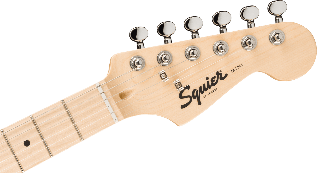 Fender Squier Mini Stratocaster, Maple Fingerboard, White Pickguard, Seafoam Green (094)