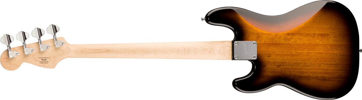 Fender Squier Mini Precision Bass, Laurel Fingerboard, White Pickguard, 2-Color Sunburst (284)