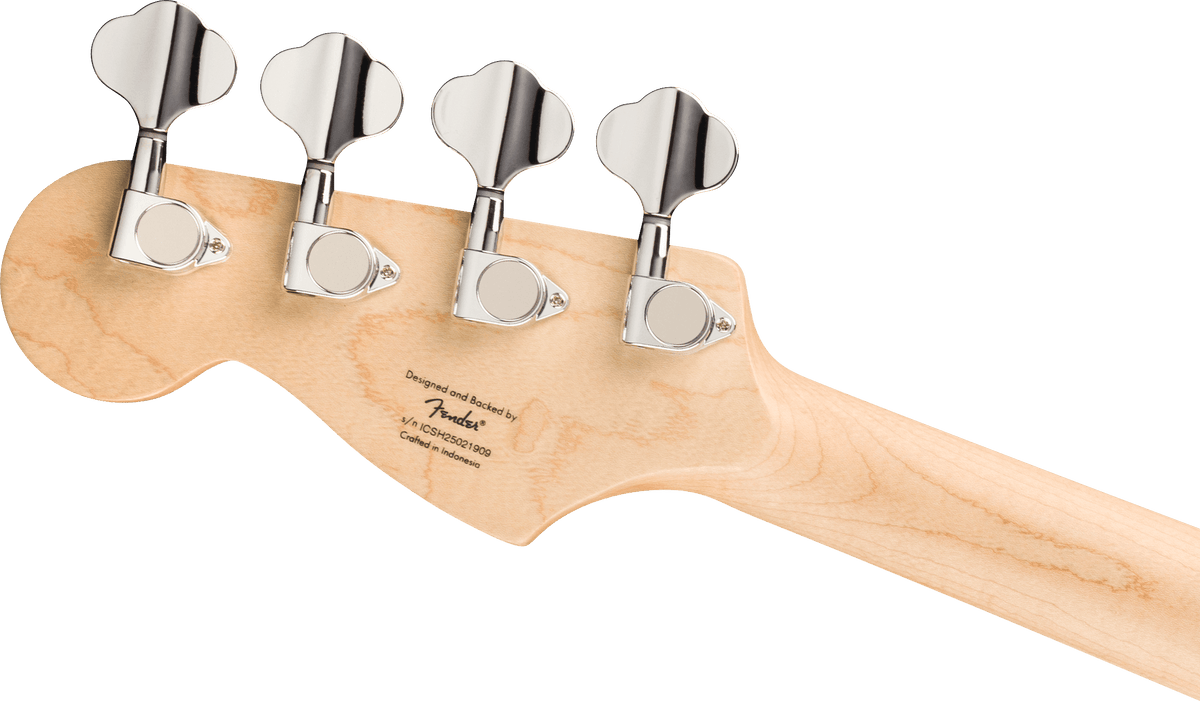 Fender Squier Mini Precision Bass, Laurel Fingerboard, White Pickguard, 2-Color Sunburst (284)