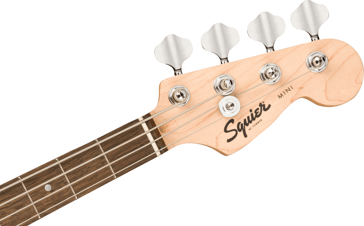 Fender Squier Mini Precision Bass, Laurel Fingerboard, White Pickguard, Dakota Red (678)
