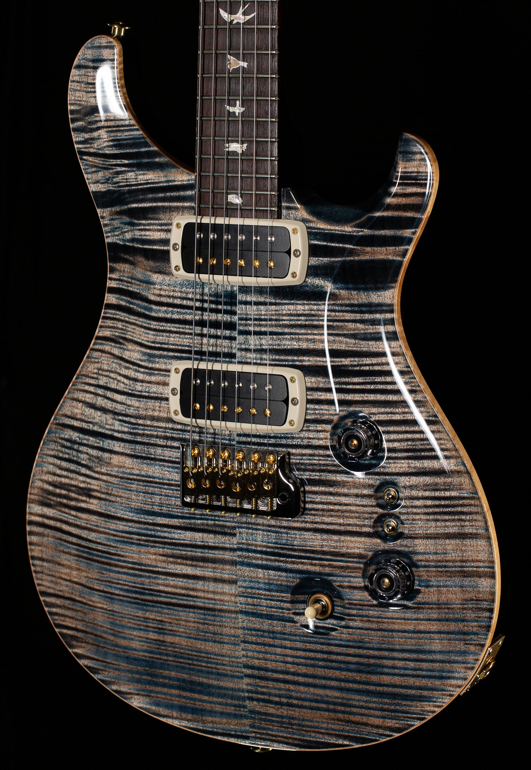 PRS Custom 24-08 Faded Whale Blue 10 Top (493) - Willcutt Guitars