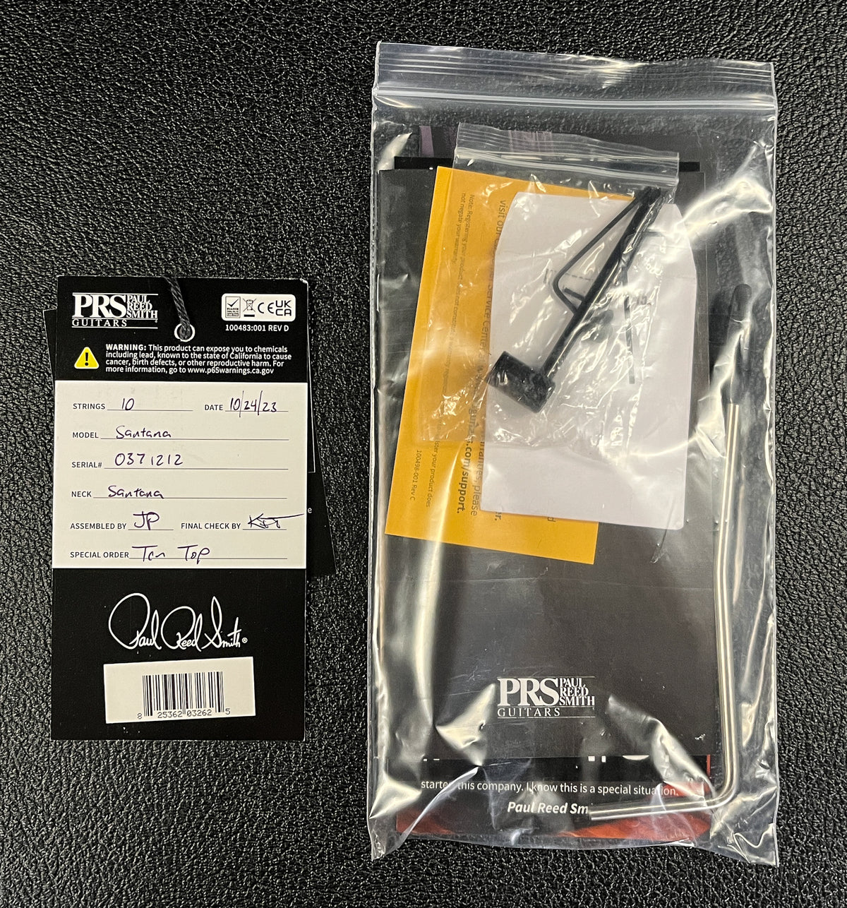 PRS Santana Retro Orange Tiger 10 top (212)