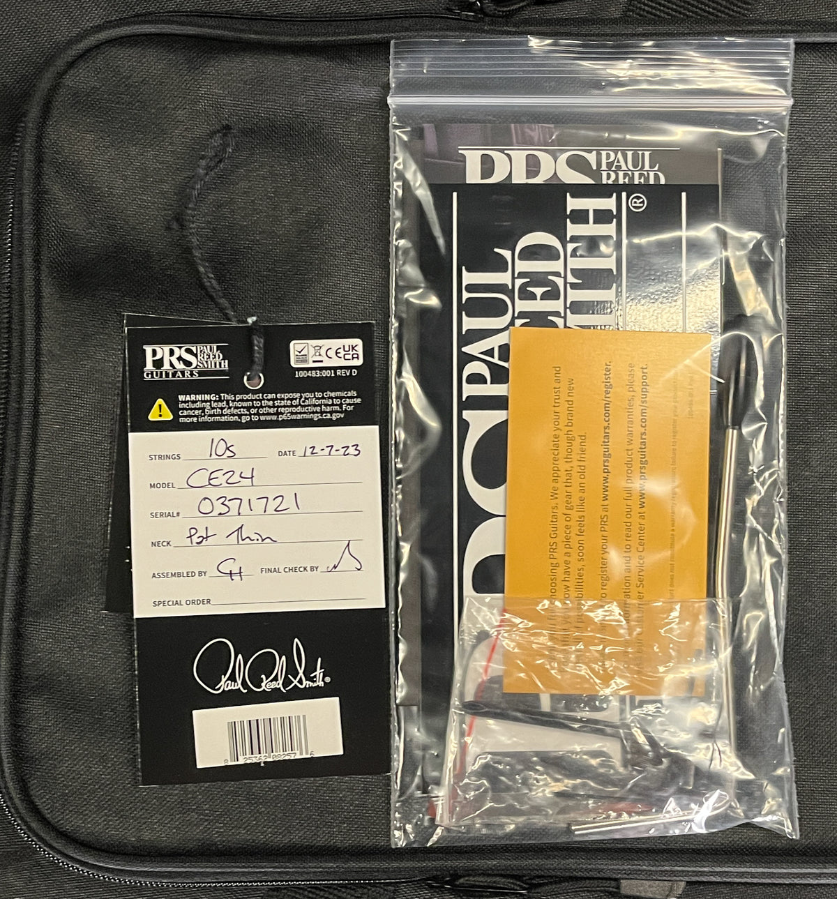 PRS CE 24 Faded Gray Black (721)